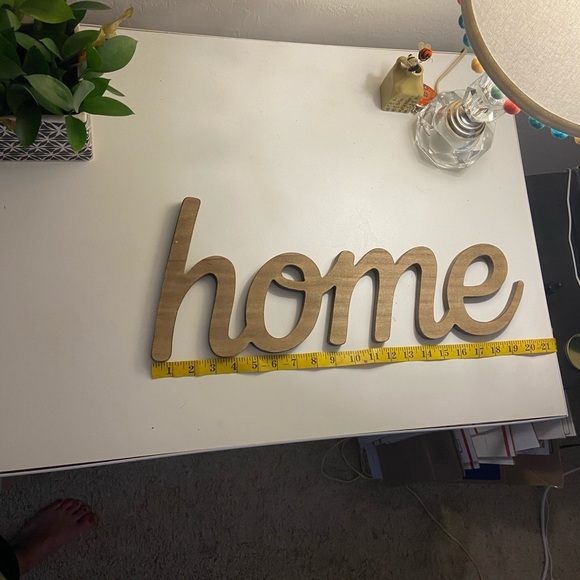 HOME Sign Wall Decoration Farmhouse Rustic - Picture 3 of 5